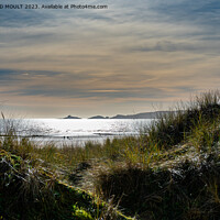 Buy canvas prints of Swansea Bay and Mumbles bathed in Winter sunshine by RICHARD MOULT