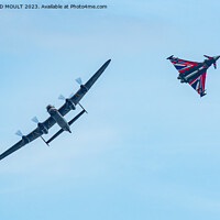 Buy canvas prints of Lancaster Bomber plus Typhoon by RICHARD MOULT