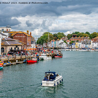 Buy canvas prints of Weymouth Harbour in Dorset by RICHARD MOULT
