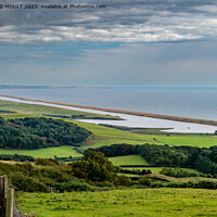 Buy canvas prints of Chesil Beach and the Fleet Dorset by RICHARD MOULT