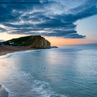 Buy canvas prints of West Bay Dorset at Sunrise by RICHARD MOULT