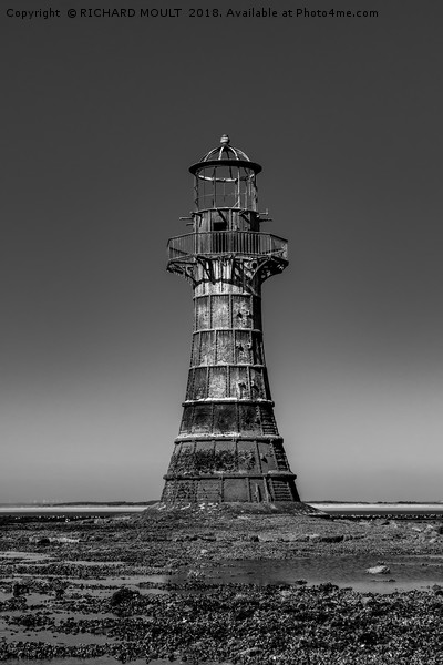 Whiteford lighthouse Picture Board by RICHARD MOULT