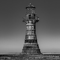 Buy canvas prints of Whiteford lighthouse by RICHARD MOULT