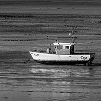 Buy canvas prints of Waiting For The Tide on Swansea Bay by RICHARD MOULT