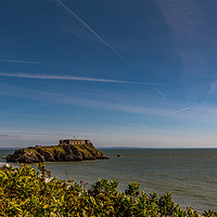 Buy canvas prints of St Catherine's Island Tenby by RICHARD MOULT