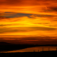 Buy canvas prints of North Gower Sunset by RICHARD MOULT