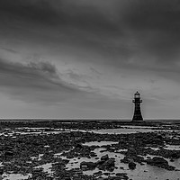 Buy canvas prints of Whiteford Lighthouse by RICHARD MOULT
