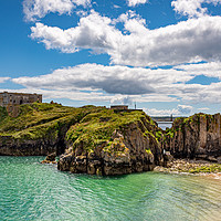 Buy canvas prints of St Catherine's Island Tenby  by RICHARD MOULT