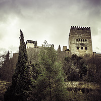 Buy canvas prints of The Alhambra in Granada by Juan Ramón Ramos Rivero