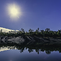Buy canvas prints of Reflections in the lake by Juan Ramón Ramos Rivero