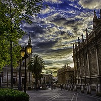 Buy canvas prints of The old Seville by Juan Ramón Ramos Rivero