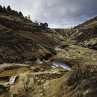 Buy canvas prints of Mining Reservoir by Juan Ramón Ramos Rivero
