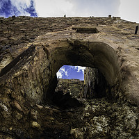 Buy canvas prints of Hollow in ruined building by Juan Ramón Ramos Rivero