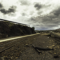 Buy canvas prints of Old railroad track in the mines by Juan Ramón Ramos Rivero