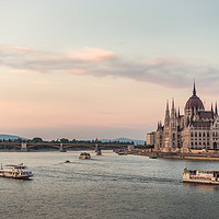 Buy canvas prints of Budapest Parliament Building by Aidan Mincher