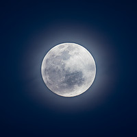 Buy canvas prints of Full moon by Villiers Steyn