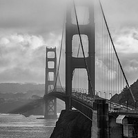 Buy canvas prints of Golden Gate Bridge by Ade Tandy