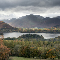 Buy canvas prints of Autumn Light Over Derwent Water by David Semmens