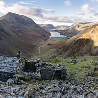 Buy canvas prints of Warnscale Bothy by David Semmens