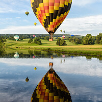 Buy canvas prints of Summer Balloon Rides by David Semmens