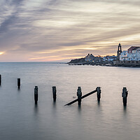 Buy canvas prints of Swanage Sunrise by David Semmens