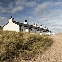 Buy canvas prints of Secluded Fisherman's Cottages by David Semmens