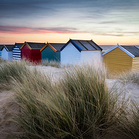Buy canvas prints of Holiday Huts by David Semmens