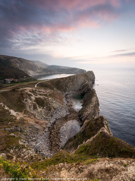 Lulworth Cove Picture Board by David Semmens