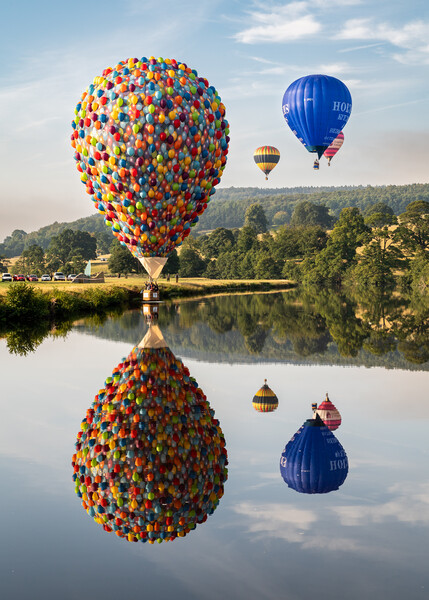 Balloon Rides Picture Board by David Semmens