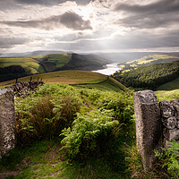 Buy canvas prints of Storm over Ladybower by David Semmens