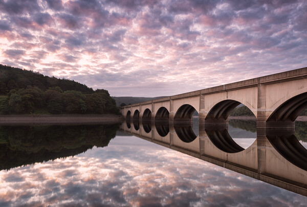 Ladybower Reflections Picture Board by David Semmens