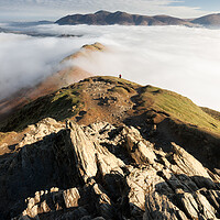 Buy canvas prints of The Journey Along Catbells by David Semmens