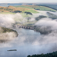 Buy canvas prints of Ladybower Valley by David Semmens