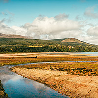 Buy canvas prints of Looking Towards Goat fell from Brodick  by James Aston