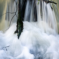 Buy canvas prints of The waterfall of Denethorpe  by James Aston