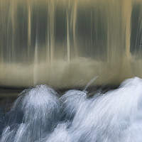 Buy canvas prints of The Calming waterfall of Denethorpe by James Aston