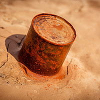 Buy canvas prints of The Rusty Can of Wadi Helo by James Aston