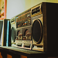 Buy canvas prints of Old vintage radio by Quang Nguyen Duc