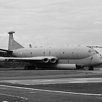 Buy canvas prints of Royal Air Force Nimrod XV230 by Jon Hyslop