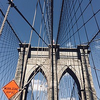 Buy canvas prints of Brooklyn Bridge  by Jon Hyslop