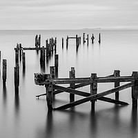 Buy canvas prints of Swanage Old Pier by keith mitchell