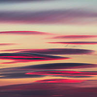 Buy canvas prints of Wispy coloured Clouds by Stephen Perry