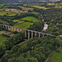 Buy canvas prints of Pontcysyllte Aqueduct North Wales by lee retallic