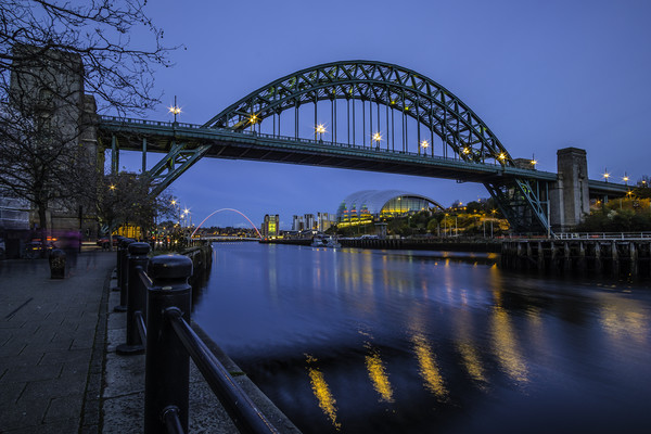 Tyne Bridge in Newcastle upon Tyne Picture Board by Phil Page