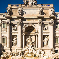 Buy canvas prints of Trevi Fountain (Fontana di Trevi) in Rome by Andrew Michael