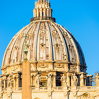 Buy canvas prints of St Peter's Cathedral Cupola  by Andrew Michael