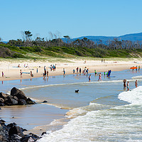 Buy canvas prints of Byron bay Main beach by Andrew Michael