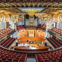Buy canvas prints of Palace of Catalan Music  by Andrew Michael
