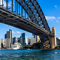 Buy canvas prints of Sydney Harbour Bridge by Andrew Michael