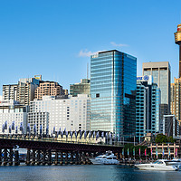 Buy canvas prints of Cockle bay at Darling Harbour by Andrew Michael